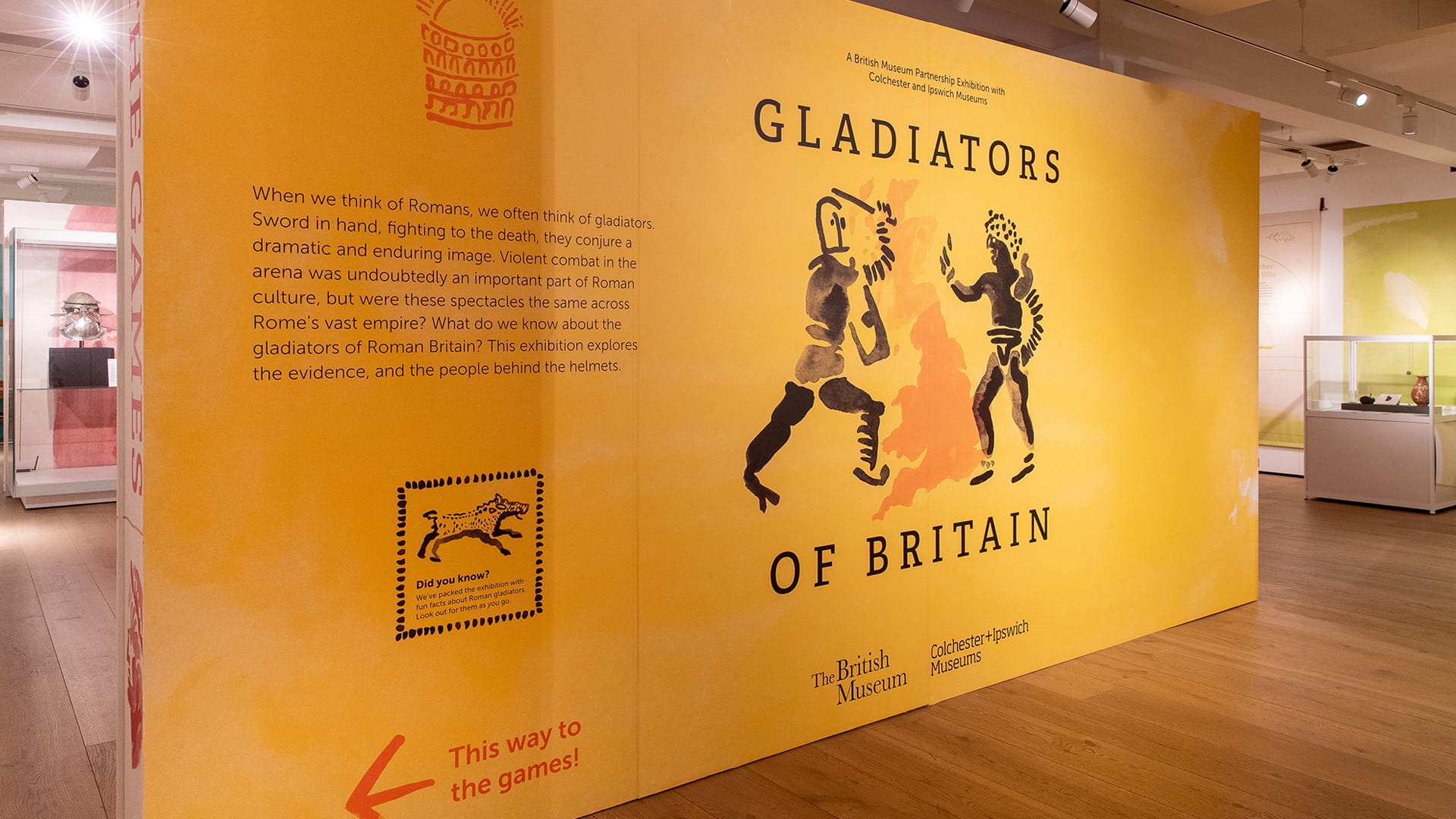 Gladiators of Britain Touring Exhibition for The British Museum